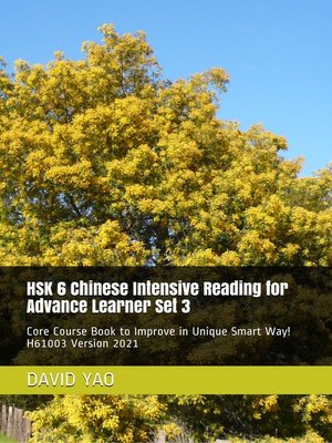 cover image of HSK 6 Chinese Intensive Reading for Advance Learner  Set 3